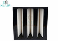 Filtro dalla Banca dell'ABS V, sistema pieghettato di HVAC di filtri dell'aria di HEPA con la struttura di plastica
